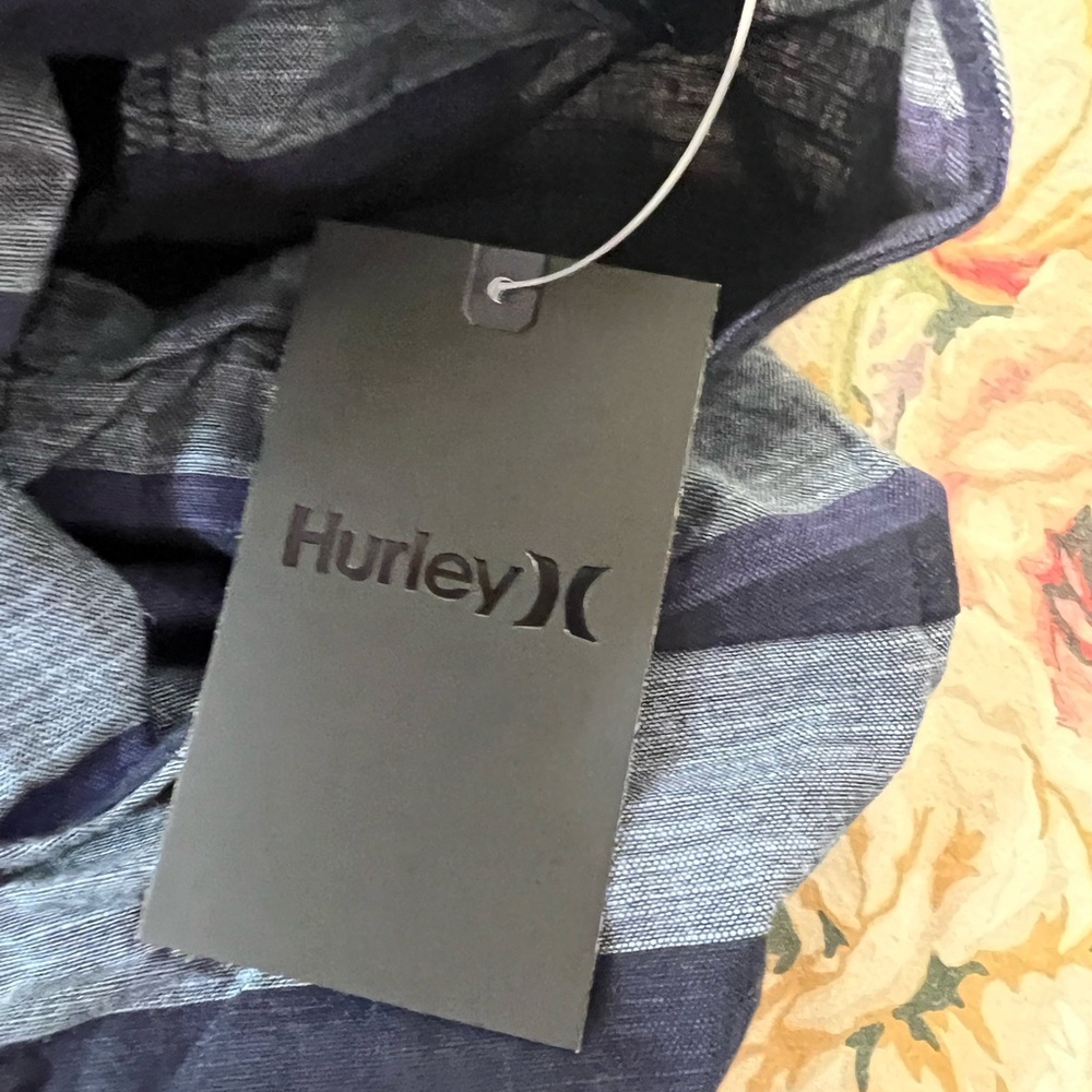 Hurley Navy and Gray Striped Romper - Picture 10 of 11